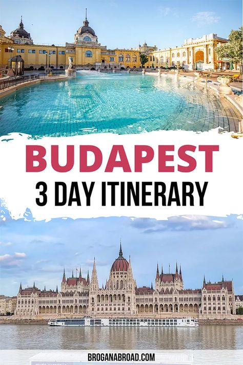 3 Days In Budapest: The Perfect Budapest Itinerary Budapest What To Do, Budapest Itinerary, Europe Culture, Danube River Cruise, Europe Honeymoon, Visit Budapest, Europe Holidays, Honeymoon Places, Buda Castle