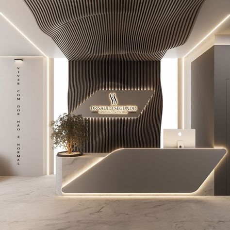 Modern Reception Desk Design, Front Desk Design, Office Reception Desk, Custom Reception Desk, Salon Reception Desk, Reception Desk Counter, Modern Reception Desk, Reception Desk Office, Small Business Design