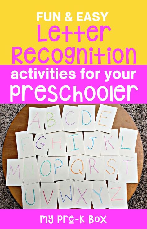 Letter Identification Games, Teach Letter Recognition, Get Ready For Kindergarten, Letter Identification Activities, Letter Recognition Preschool, Teaching Letter Recognition, Crafts To Do At Home, Letter Recognition Games, Letter Sound Recognition