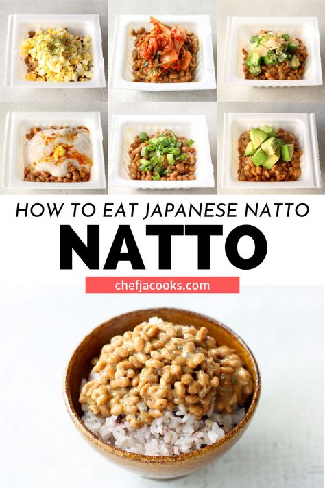 How To Eat Natto, Natto Rice Bowl, Japanese Diet Plan, Healthy Japanese Recipes Clean Eating, Natto Recipe Dishes, Japanese Diet Meal Plan, Japanese Meal Plan, Japanese Meal Prep, Japanese Food Dinner