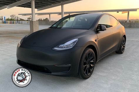 3M Deep Matte Black – Wrap Bullys Tesla Model Y Black, Matte Black Wrap, Tesla Y, Matte Cars, Matte Black Cars, Gle Coupe, Car Things, Luxurious Cars, Tesla Car