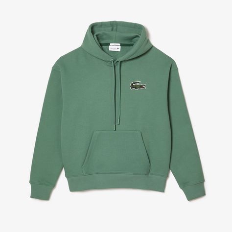 Lacoste Hoodie, Lacoste Sweatshirt, Boyfriend Outfit, Hoodie Green, Green Hoodie, Lacoste Men, Workout Hoodie, Cotton Hoodie, 2024 Collection