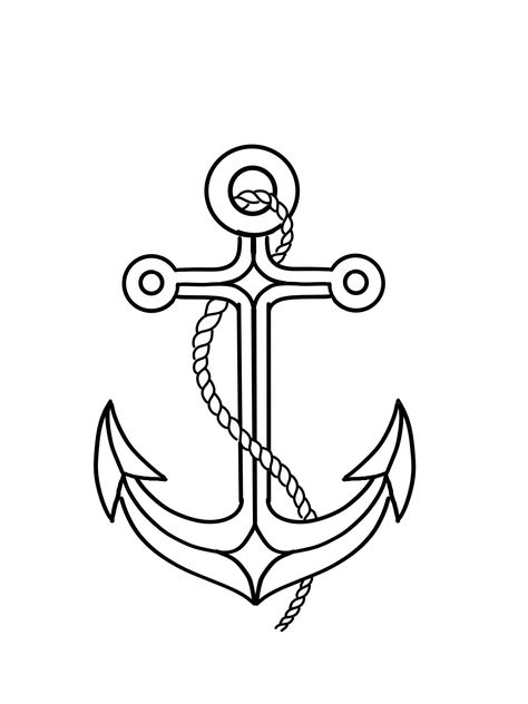 Small Anchor Tattoo Design, Traditional Anchor Tattoo, Line Images, Nautical Star, Anchor Tattoo, Traditional Tattoos, Traditional Tattoo, Line Drawing, Small Tattoos