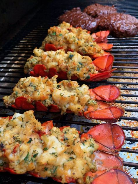 Recipes - The Lobster Mobsters Florida Lobster Recipes, Lobster And Shrimp Recipes, Stuffed Lobster Tail Recipe, Spiny Lobster Recipe, Bbq Lobster, Grilled Lobster Recipes, Sweet Red Chili Sauce, Lobster Recipe, Seafood Sushi