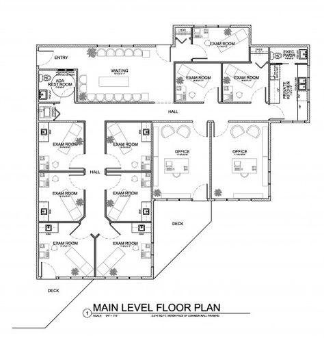 Southview Office Condominium Floor Plan Small Hospital Design Architecture, Medical Clinic Design Interiors Doctor Office, Hospital Plan, Fun Office Design, Building Png, Office Building Plans, Office Layout Plan, Offices Interior, Office Floor Plan