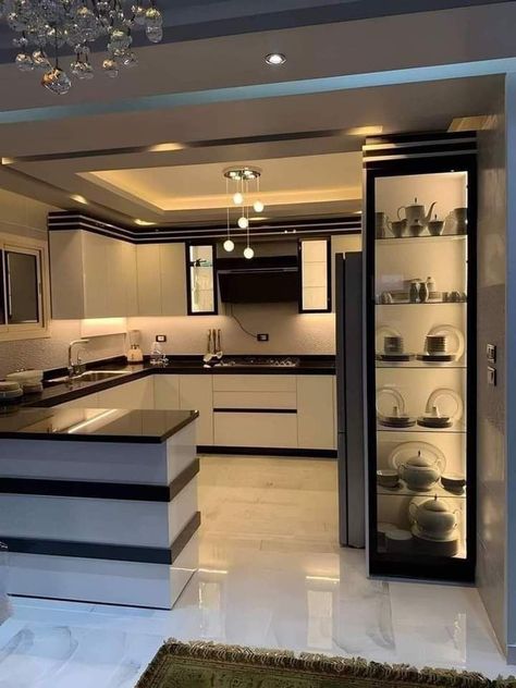 9×6 Kitchen Design, Pakistani Kitchen Design, Kitchen Designs Indian, Kichen Desine, Kitchen Design Minimalist, Kitchen Ideas With Island, Kitchen Living Room Ideas, Creative Kitchen Design, Open Kitchen Design Ideas