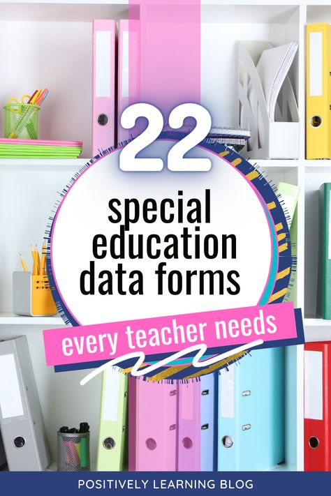 Iep Goal Tracking Google Forms, Special Education Data Collection, Progress Monitoring Special Education, Data Collection Special Education, Special Education Classroom Setup, Elementary Special Education Classroom, Behavior Tracking, Education Video, Student Data Notebooks