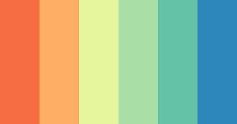 Garage To Playroom, Blue Orange Color Palette, Green Pie, Color Scheme Blue, Flower Palette, Blue Color Palettes, Orange Color Palette, Hexadecimal Color, Green Name