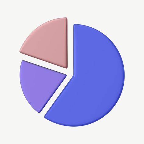 3D pie chart collage element psd | premium image by rawpixel.com / Busbus Pie Chart Design, Business Graphics, Chart Design, Authentic Design, Free Psd, Design Resources, Beautiful Design, Pie Chart, Cool Designs