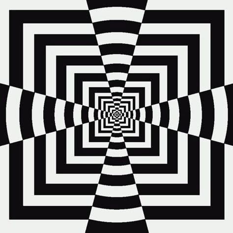 Bezoek Lars Heindryckx op SoundCloud Simple Optical Illusions, Op Art Lessons, Optical Illusion Quilts, Opt Art, معرض فني, Illusion Drawings, Design Pattern Art, Cool Optical Illusions, 3d Art Drawing