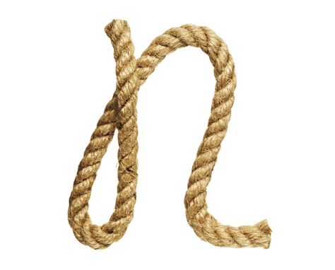 How to Craft a Rope Letter. The rustic appearance of rope letters makes them perfect for everything from wall art to embellishments for a gift box lid.The secret to stiff rope lettering is a glue-based mixture that hardens the rope and dries clear.  Any clean rope will work for lettering, but a natural rope, such as one made of hemp or jute, has a... Rope Letters, Diy Rope Design, Rope Font, Rope Sign, Cowboy Nursery, Flowers Collage, Horse Birthday Parties, Deer Horns, Rope Projects