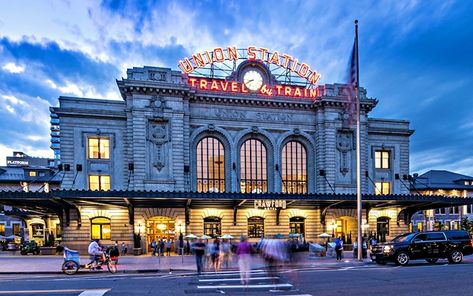 A Sip-and-Stay Getaway in RiNo Denver Union Station, Weekend In Denver, Union Station Denver, Visit Denver, Old Train Station, Downtown Denver, Old Train, Union Station, Best Places To Travel