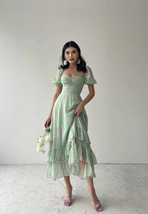 Fairycore Fashion, Clothes Jeans, Bridal Shower Outfit, Court Dresses, Stylish Short Dresses, Tiktok Fashion, Guest Attire, Causual Outfits, Selfie Ideas