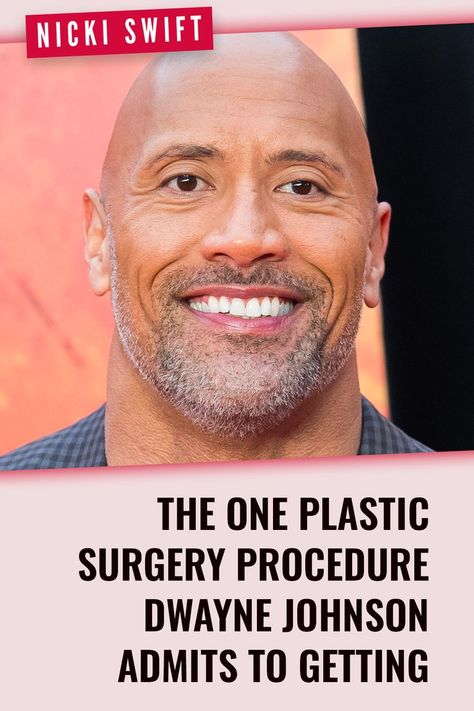 It's not uncommon for celebrities to go under the knife, but we bet you didn't have Dwayne "The Rock" Johnson on the list of people who have gotten plastic surgery. #DwayneJohnson #Actors #Movies Dwane Johnson, Dwayne The Rock Johnson, The Rock Johnson, Plastic Surgery Procedures, Celebrity Plastic Surgery, Under The Knife, Rock Johnson, The Rock Dwayne Johnson, Healthy Hair Tips