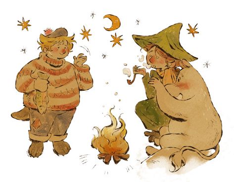 (10) gumbugkin on Tumblr Joxter Moomin, Snufkin Fanart, Moomin Fanart, Moominvalley Snufkin, The Joxter, The Moomins, Dilly Dilly, Moomin Valley, Tove Jansson