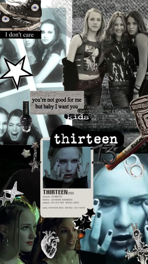 #thirteen #thirteenmovie #tracyfreeland #13 #thirteencore #wallpaper #fyp Thirteen Wallpaper, Thirteen Movie Aesthetic, Catherine Hardwicke, Thirteen Movie, Album Cover Wallpaper Collage, Grunge Pictures, Evan Rachel Wood, Nikki Reed, Cover Wallpaper