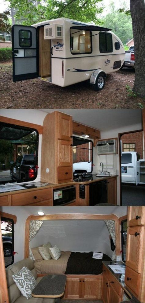 Brokedown Palace, Small Travel Trailer, Kombi Trailer, Small Trailers, Astuces Camping-car, Small Camper Trailers, Kombi Motorhome, Small Camper, Trailer Conversion