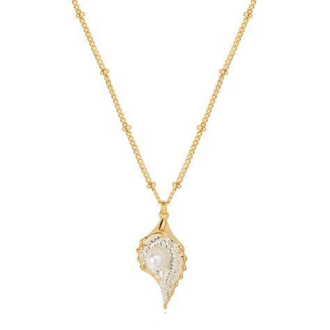 PRICES MAY VARY. Golden Ocean Conch Necklace - This stunning necklace features a golden conch pendant, adorned with lustrous pearl, adding a touch of elegance and sophistication to the piece. This necklace captures the essence of maritime beauty and adventure Ideal Size: 20"+ 2"Extender. The conch necklace is a perfect size that fits most necks comfortably. The chain is adjustable so you can wear it at your desired length Necklace Material: The conch necklace is made of premium quality metal tha Conch Necklace, Length Necklace, Stunning Necklace, Summer Jewelry, Beach Summer, Ocean Beach, Jewelry For Women, Conch, Starfish