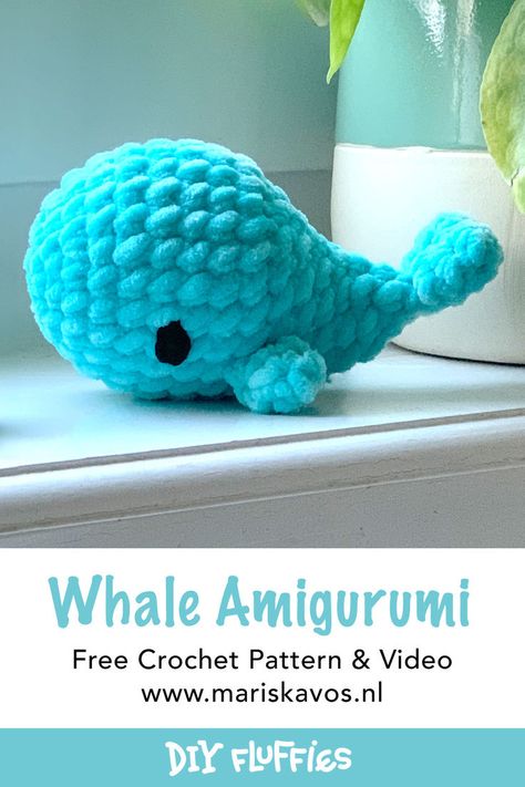 Amigurumi free crochet pattern for whale plush. Perfect for all kinds of yarn, like velvet, cotton, chenille etc. Stuffed Crochet Patterns, Whale Free Crochet Pattern, Free Crochet Sea Animals, Sea Animal Crochet Pattern, Crochet Small Plushies Free Pattern, Crochet Plush Amigurumi Free Patterns, Crochet Velvet Animals Free Patterns, Crochet Plush Toys, Whale Shark Crochet Pattern Free