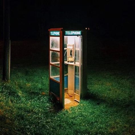 Nighttime Painting, Sinners Anonymous, Teaser Poster, Telephone Box, Telephone Booth, Space Photography, Liminal Spaces, Phone Booth, A Level Art