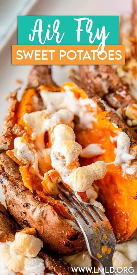 Air Fryer Stuffed Sweet Potato, Brown Sugar Sweet Potatoes, Potato Casseroles, Gluten Free Recipes Side Dishes, Sweet Potatoes With Marshmallows, Twice Baked Sweet Potatoes, Baked Sweet Potatoes, Sweet Potato Cinnamon, Sweet Potato Skins