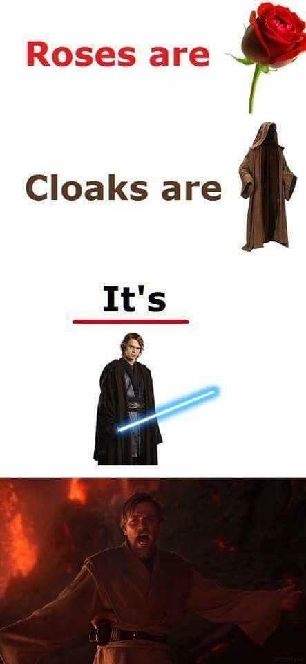 If you get this, you are amazing High Ground Star Wars, Star Wars High Ground, Prequels Star Wars, I Have The High Ground, Red Star Wars, Obiwan Kenobi, Star Wars Meme, Funny Star Wars Memes, Prequel Memes