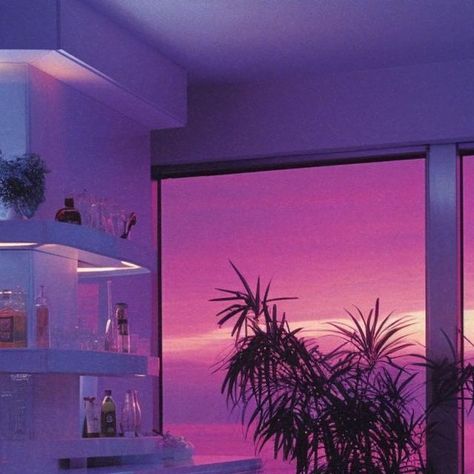 Liminal Destinations on Instagram: "80s Vice City aesthetic 💜 [AI] #80s #interiordesign #80saesthetic #vaporwave #dreamcore #nostalgiacore #liminalspaces #80smusic #80sthrowback #eighties #80svibes #1980s #the80s #80snostalgia #80sinterior #vintageaesthetic #retrowave #synthwave #80sphotos #aesthetic #80sapartment #80sdecor #80smovie #80spenthouse #80sstyle #retro #vintage #80smansion #vicecity #miamivice 80s interior decor aesthetic, 1980s home design, luxury 80s penthouse" 90s House Music Aesthetic, 80s City Aesthetic, Pink 80s Aesthetic, Vice City Aesthetic, 80s Synthwave Aesthetic, Song Pfp, 80s Vaporwave Aesthetic, 80s Penthouse, 1980 Aesthetic