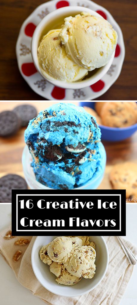 Best Ice Cream Flavors, Unique Ice Cream Flavors, Creative Ice Cream, Fancy Ice Cream, Unique Ice Cream, Bake Sweets, Gelato Flavors, Summer Sweets, Ice Cream Maker Recipes