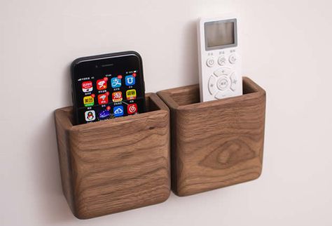 Discover Cool Stuffs And Wonderful Gift Remote Wall Holder, Wall Mounted Phone Holder, Bedside Remote Holder Diy, Wood Remote Control Holder, Phone Holder Wall Mount, Bedside Phone Holder, Wooden Remote Holder, Wooden Remote Control Holder, Remote Control Storage Ideas