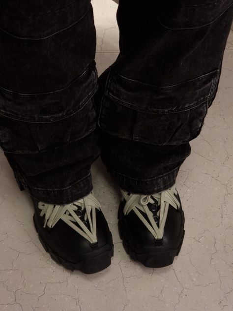 Rick Owens Doc Martens Outfit, Rick Owens Shoes, Doc Martens Outfit, Stream Of Consciousness, Aesthetic Things, Mens Pants Fashion, Doc Martens, Rick Owens, Dr. Martens