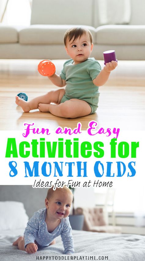 Activities For 8 Month Old, 8 Month Old Activities, 8 Month Old Baby Activities, 6 Month Baby Activities, Stimulating Activities, 8 Month Baby, 7 Month Old Baby, Mom Bear, Happy Toddler