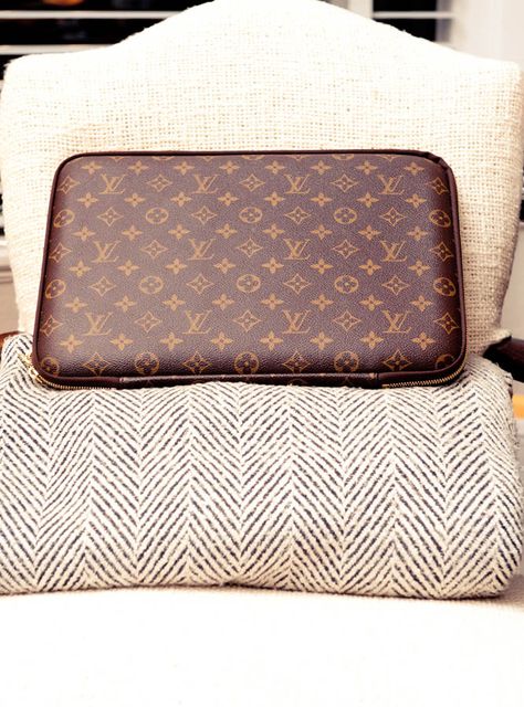 Laptop Case, Louis Vuitton Louis Vuitton Laptop Bag, Louis Vuitton Online, Laptop Design, The Coveteur, Laptop Bag For Women, Mk Bags, Lv Handbags, Handbags Online, Laptop Case