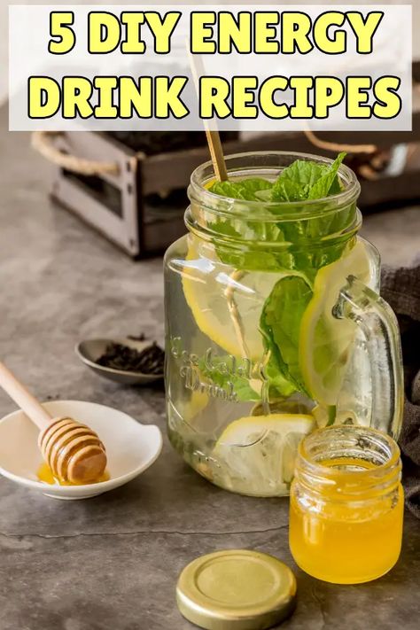 Organic Energy Drink, Drinks That Give You Energy, Natural Energy Drinks Homemade, Healthy Energy Drinks Recipes, Diy Energy Drink, Homemade Energy Drink Recipes, Energy Boosting Drinks, Homemade Energy Drink, Funny Quotes For Friends