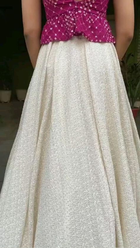 Pin on Ethnic Skirt N Top Designs, Long Skirt And Top, Simple Lehenga, Long Gown Design, Lehenga Designs Simple, Fashionable Saree Blouse Designs, Half Saree Designs, Long Dress Design, Trendy Dress Outfits