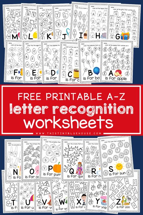 Letter Practice Sheets, Letter Recognition Games, Free Printable Alphabet Worksheets, Letter Recognition Worksheets, Free Printable Alphabet, Printable Alphabet Worksheets, Letter Recognition Activities, Printable Games For Kids, Nanning