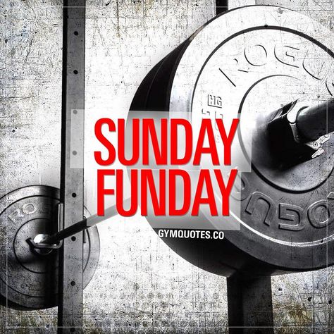 #sundayfunday 😍 Smash that like if this is your kind of #sunday 🙌🏼👍😀 #gymaddict #gymquotes #fitnessaddict Gym Life Quotes, Sunday Funday Quotes, Best Gym Quotes, Weekend Motivation, Sunday Workout, Sunday Quotes Funny, Salford City, Gym Quotes, Barbell Squat