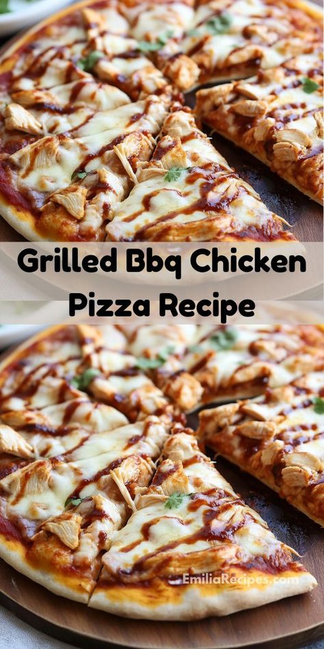 Looking for flavorful lunch ideas? This Grilled BBQ Chicken Pizza Recipe combines grilled chicken, BBQ sauce, and cheese, making it a delicious choice for both lunch recipes and dinner ideas. Homemade Italian Pizza, Bbq Chicken Pizza Recipe, Chicken Pizza Recipe, Grilled Chicken Strips, Easy Bbq Chicken, Chicken Pizza Recipes, Pizza Dinner, California Pizza Kitchen, Tangy Bbq Sauce