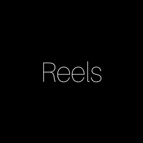 Reels Highlight Cover Instagram Black, Reels Highlights Cover, Hilight Cover Black, Instagram Highlight Covers Memories Black, Reels Logo, Reel Logo, Ig Icons Highlights Aesthetic, Instagram Black Theme, Instagram Symbols