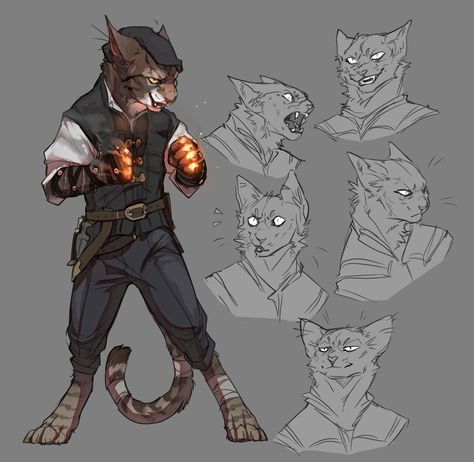 Tabaxi Monk, Cat Character, Dungeons And Dragons Characters, Dnd Art, I Am So Happy, Character Design References, Character Creation, Dnd Characters, Above And Beyond