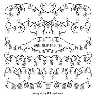 Free Vector | Beautiful christmas garlands with watercolor lights String Of Lights Drawing, Christmas Lights Drawing, Lights Drawing, Colored Christmas Lights, Painted Lanterns, Christmas Lights Background, Vintage String Lights, Apron Ideas, Vintage Christmas Lights