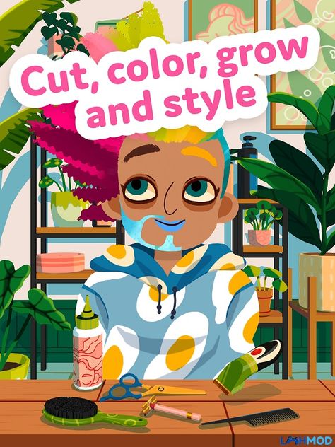 Toca Hair Salon 4 Mod is definitely a must-have game on your mobile device. If you are looking for a mobile-friendly game. Moreover, it is educational that you can play with your children. Then for sure, Toca Hair Salon 4 Mod is the game... Bài viết Toca Hair Salon 4 Mod Apk {{version}} (Unlocked) đã xuất hiện đầu tiên vào ngày LMHMOD - Download Mod Game Apps Premium for Free. Toca Boca Hair Salon, Unique Drawings, Creative Games, Full Hair, Hot Tools, Hair Dresser, Online Game, Diy Canvas Art Painting, Different Hairstyles