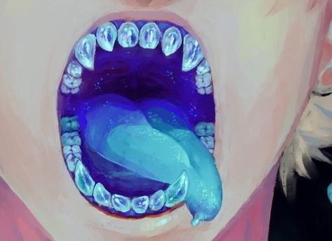 Shiny Teeth, Teeth Art, Mouth Drawing, Creature Art, Art Reference Photos, Art Reference Poses, Fantasy Character Design, Pretty Art, Character Design Inspiration