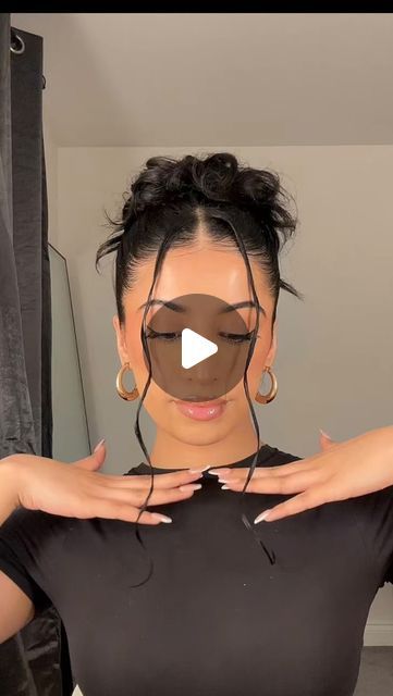 Alisha Kaur on Instagram: "y2k updo🖤⭐️

#hairtutorial #hairinspo #hairideas #hairstyle #hairstyles #tutorial #y2k #updo #explore #reels" Hairstyles For Windy Weather, Hairstyle Without Gel, Y2k Black Hairstyles, Y2k Updo, Cute Y2k Hairstyles, Hairstyles Y2k, Urban Hairstyles, Y2k Hair, Hairstyles Tutorial