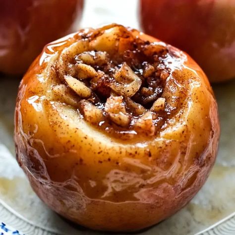 Cinnamon Maple Baked Apples: A Cozy Fall Dessert Apples With Crescent Rolls, Simple Baked Apples Recipe, Baked Whole Apples Easy Recipes, Quick Baked Apple Dessert, Baked Honeycrisp Apples, Recipe For Baked Apples, Vegan Baked Apples, Whole Baked Apples Recipe, Crock Pot Baked Apples