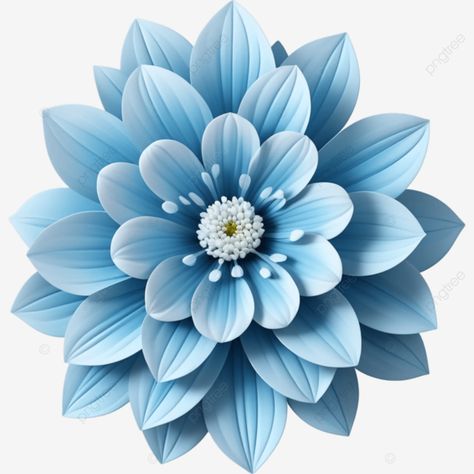 realistic beautiful soft blue flower illustration element flowers png Blue Flower Illustration, Blue Flower Png, Decoupage Flowers, Flower Clip Art, Png Flowers, Flower Background Design, Creative Notebooks, Blue Png, Flowers Png