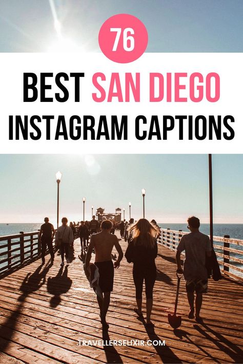 Best San Diego Instagram captions & quotes San Diego Instagram Story, San Diego Captions Instagram, Short Insta Captions, Coronado Island San Diego, Instagram Captions Cute, San Diego Hiking, Puns Quotes, San Diego Gaslamp, Coronado San Diego