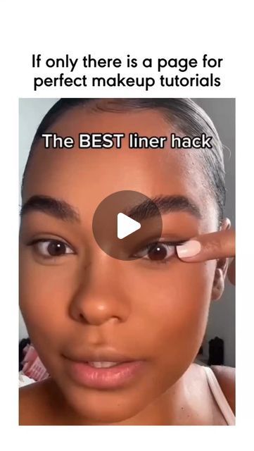 Glowup Makeups on Instagram: "Best eyeliner hack ever 😍✨

#eyelinertutorial #reelsinstagram" Eye Lining For Beginners, Perfect Makeup Tutorial, Best Eyeliner, Eye Liner Tricks, Make Up Tutorials, Beauty Sleep, Eyeliner Tutorial, Makeup Tricks, Makeup Hacks