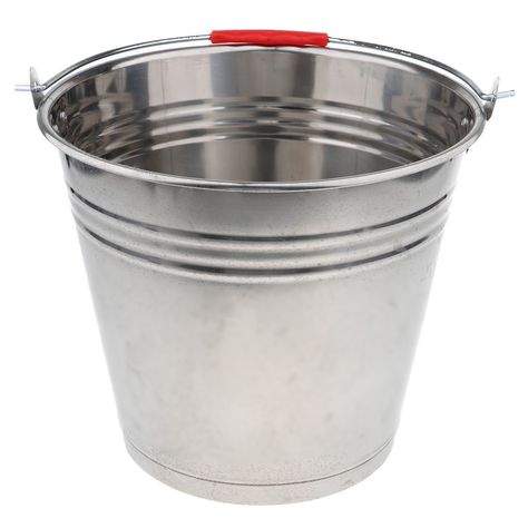 Water Pail, Landscaping Quotes, Bucket Cooler, Steel Bucket, Industrial Garden, Milk Storage, Farm Tools, Water Bucket, Kitchen Tools And Gadgets