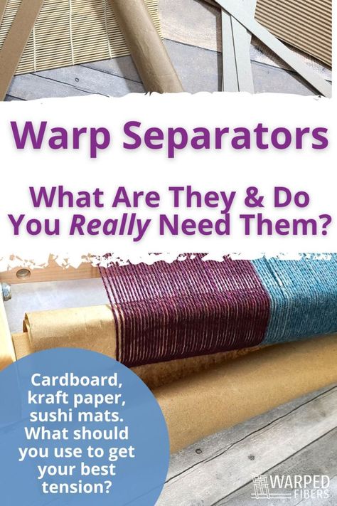 Warp Separators - Why Do You Need Them? - Warped Fibers Cricket Loom, Rigid Heddle Weaving Projects, Weaving Beads, Rigid Heddle Weaving Patterns, Weaving Patterns Design, Finger Weaving, Rigid Heddle Loom, Weaving Tapestry, Weaving Loom Diy