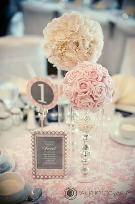 Brace yourself for five DIY Quinceanera centerpieces that are affordable, fast and easy to create! - See more at: http://www.quinceanera.com/decorations-themes/easy-diy-quinceanera-centerpieces/?utm_source=pinterest&utm_medium=social&utm_campaign=article-121515-decorations-theme-easy-diy-quinceanera-centerpieces#sthash.P6tKVA17.dpuf Quinceanera Centerpieces, Deco Rose, Wedding Inspirations, Pink Wedding, Wedding Wire, The Table, Quinceanera, Sweet 16, Wedding Centerpieces